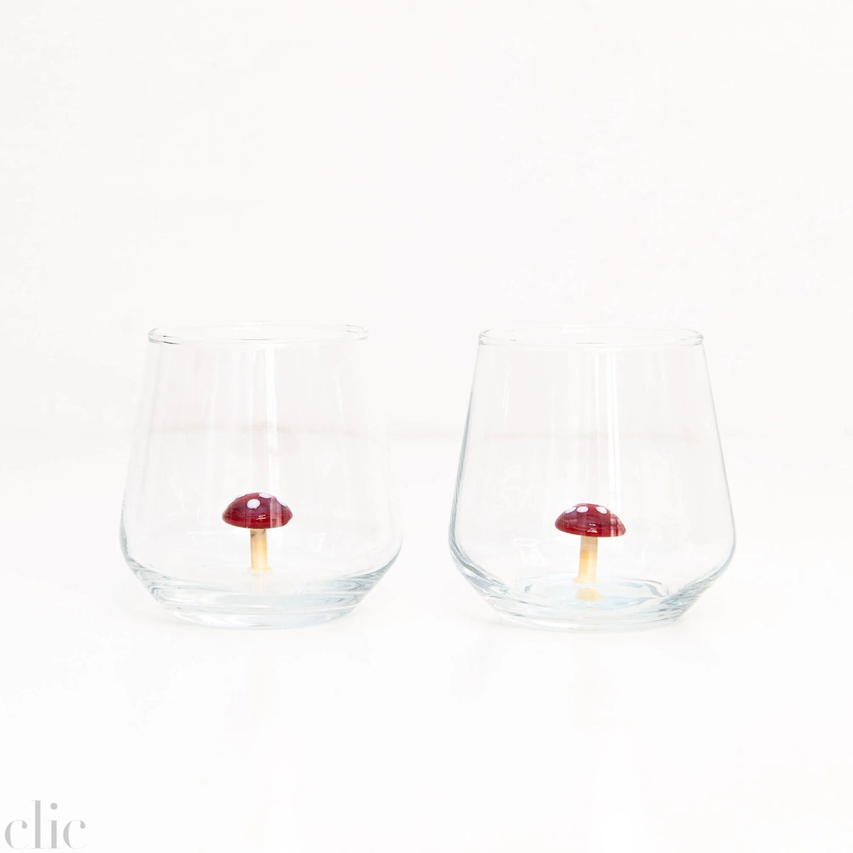 Mushroom Drinking Glass