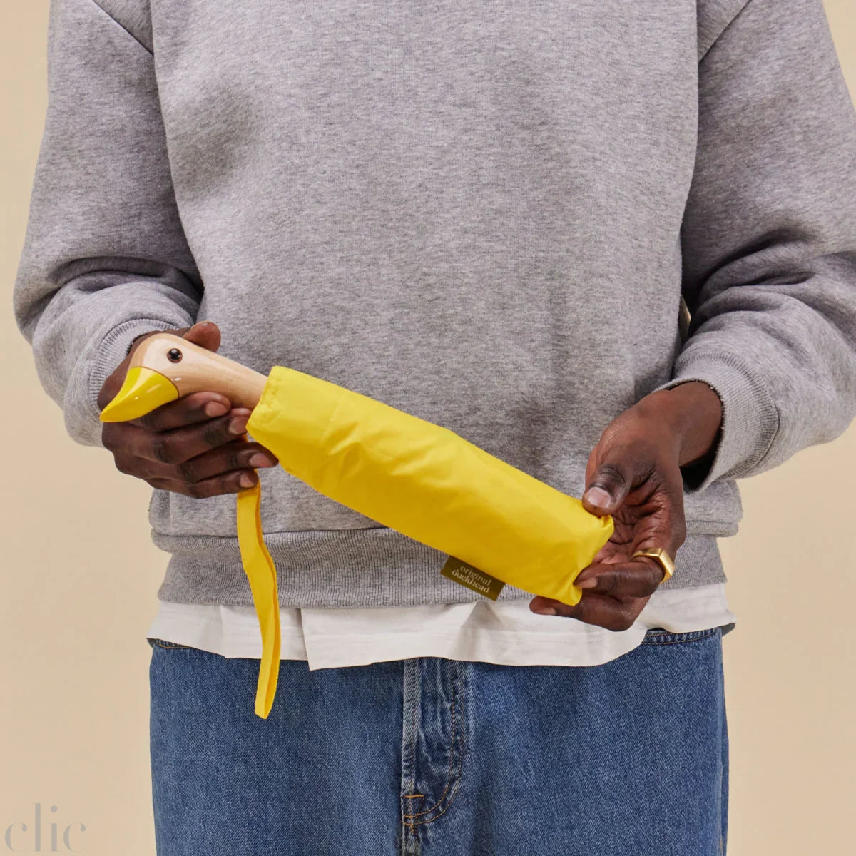 Compact Duck Umbrella in Yellow, from The Original Duckhead