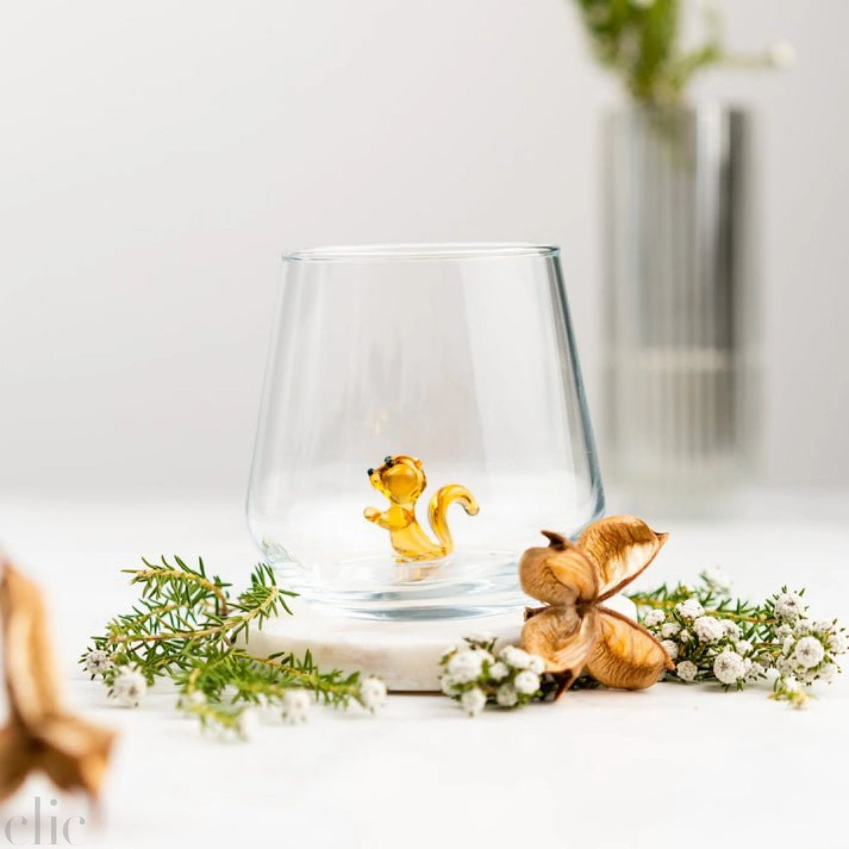 Squirrel Drinking Glass