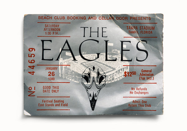 The Eagles, Tampa Stadium, Tampa, FLA 1980 by Blaise Hayward