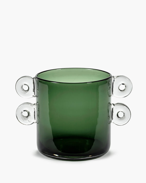 Wind and Fire Vase in Dark Green, from Serax