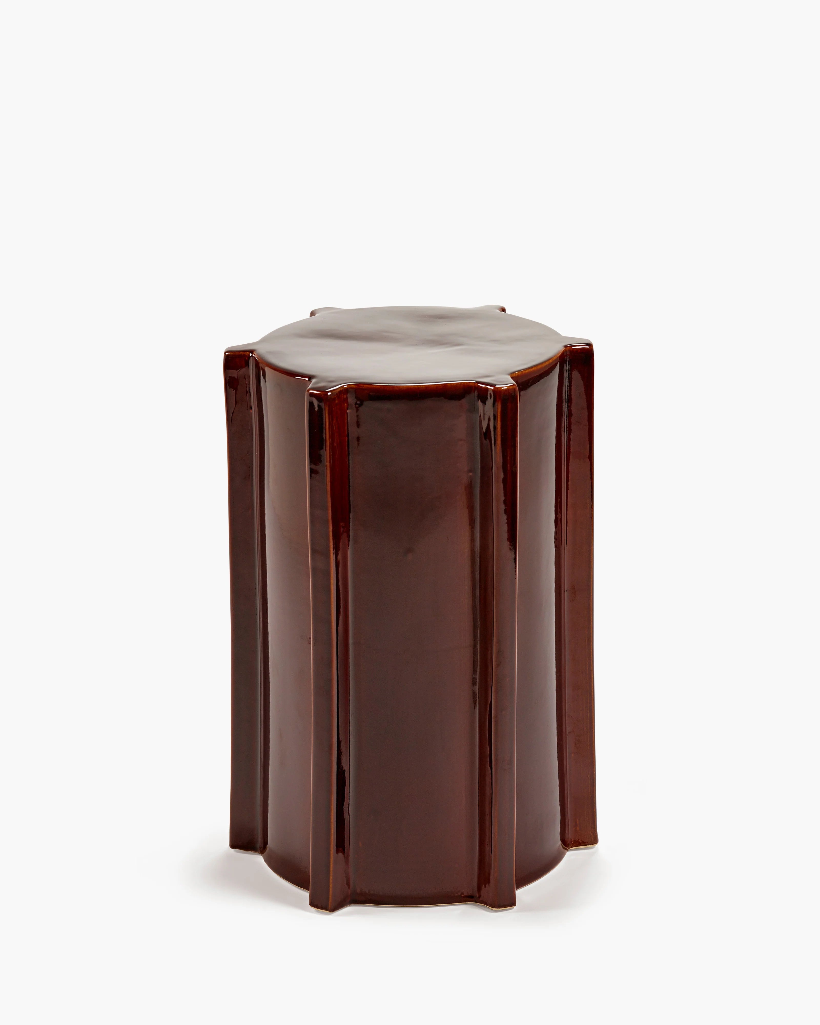 Side Table in Dark Brown, from Serax