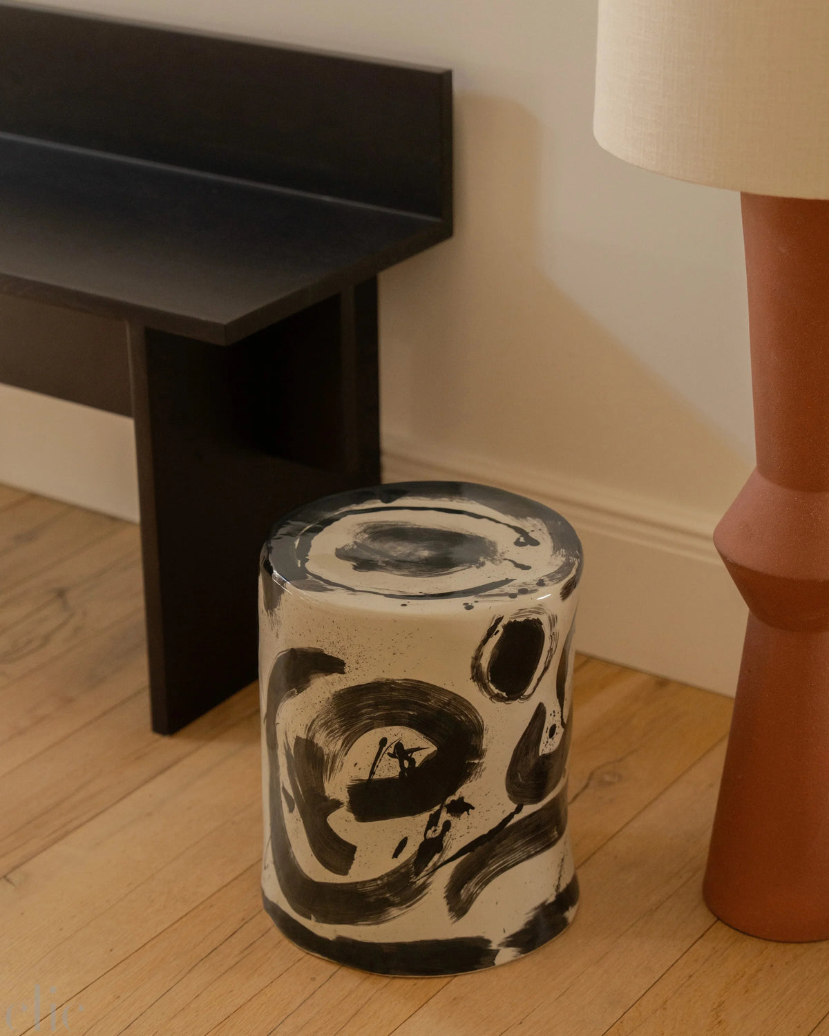 Side Table 06 in Black and White, from Serax