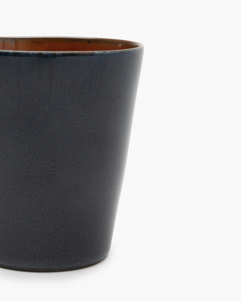 Conical Cup in Dark Blue Rust, from Serax