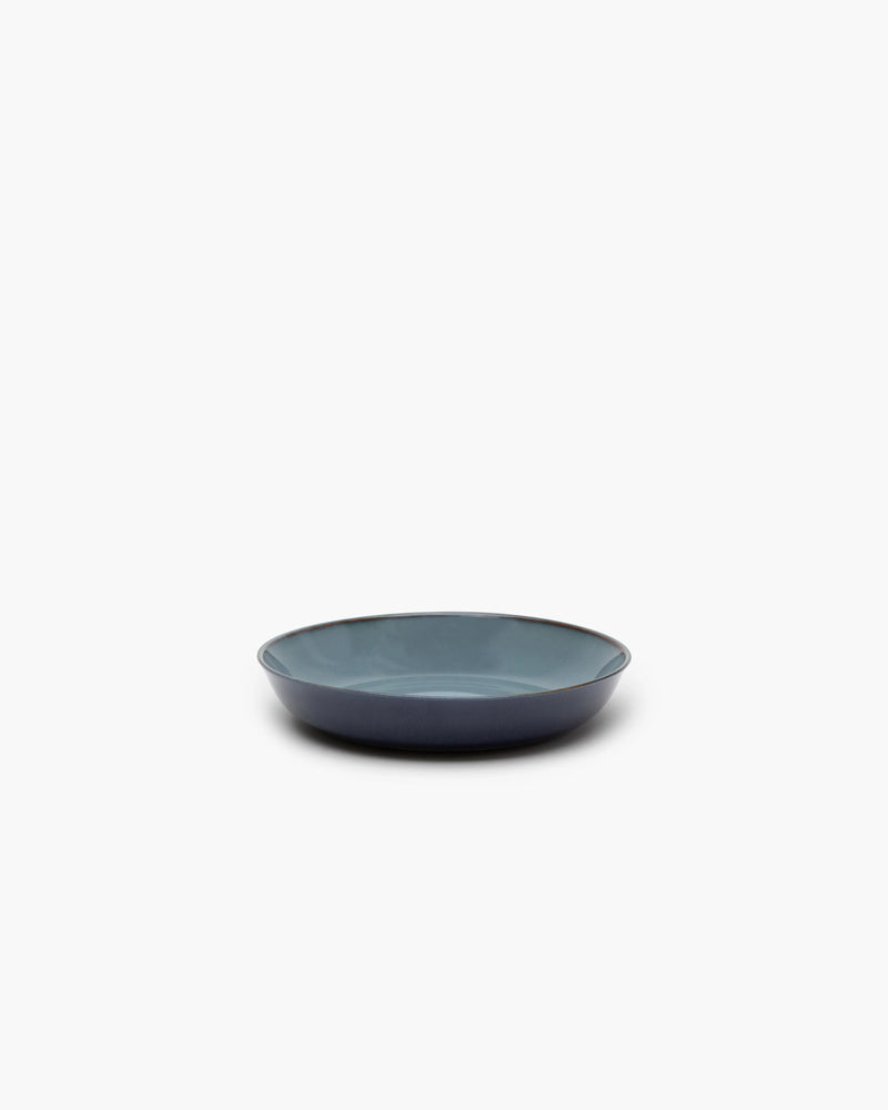 Small Deep Plate in Smoky Blue, from Serax