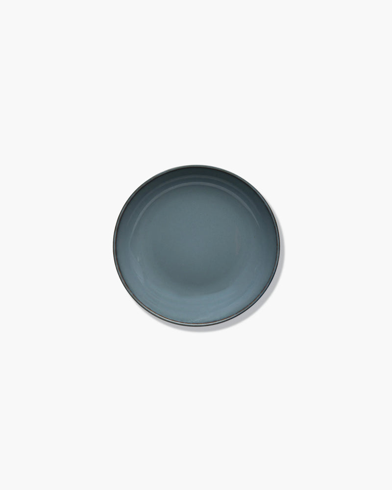 Small Deep Plate in Smoky Blue, from Serax