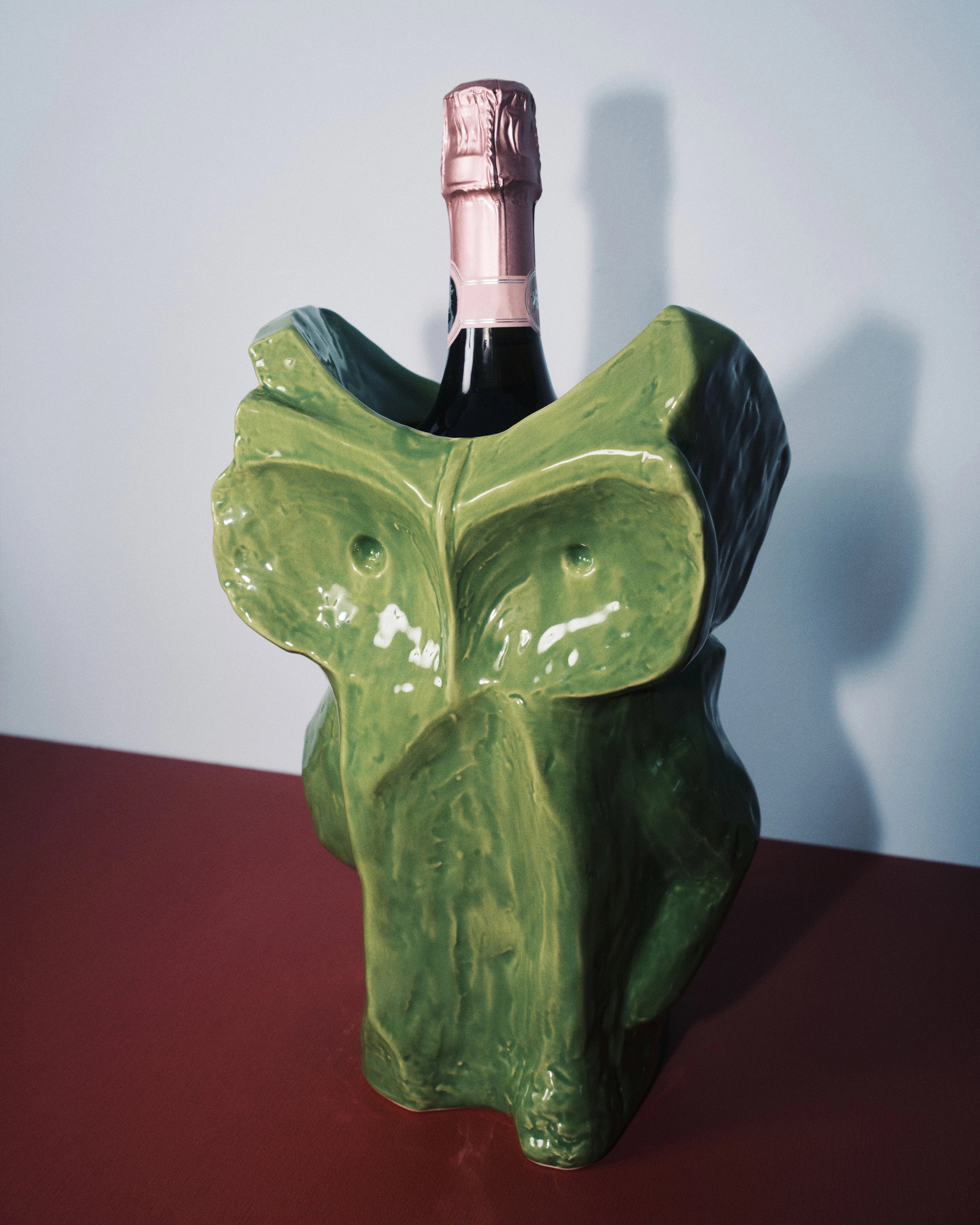 Large Owl Vase in Green, from Serax