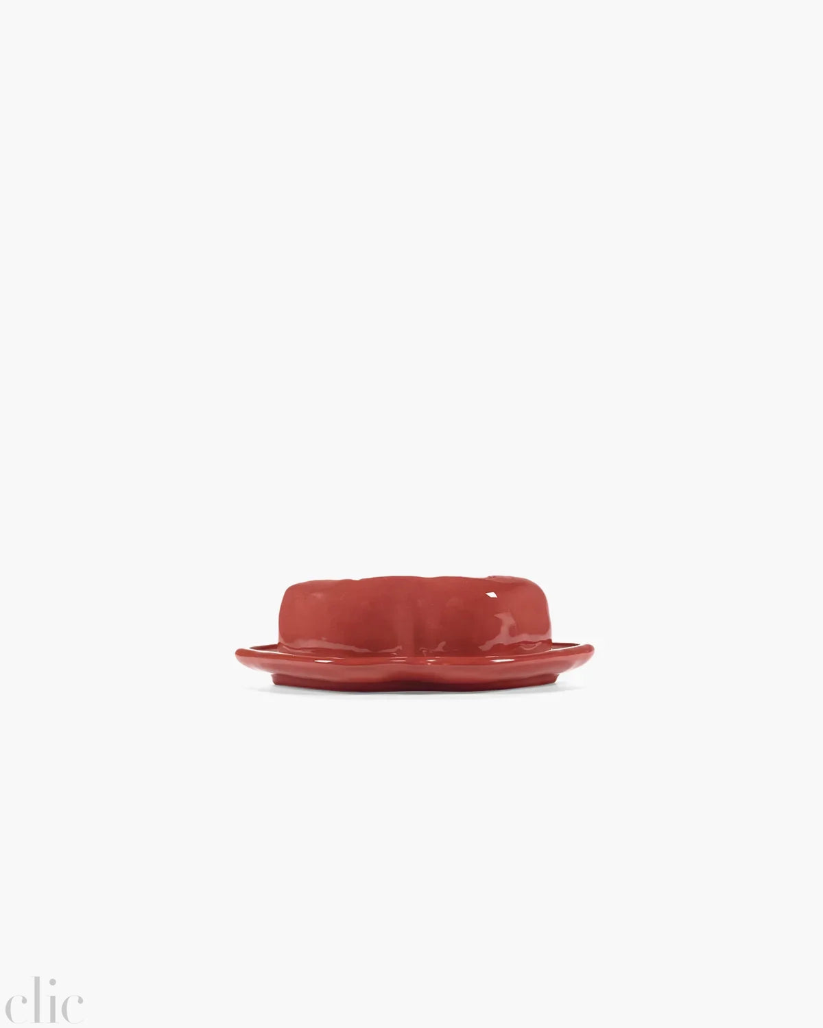 Red Lip Dish with Lid, from Serax