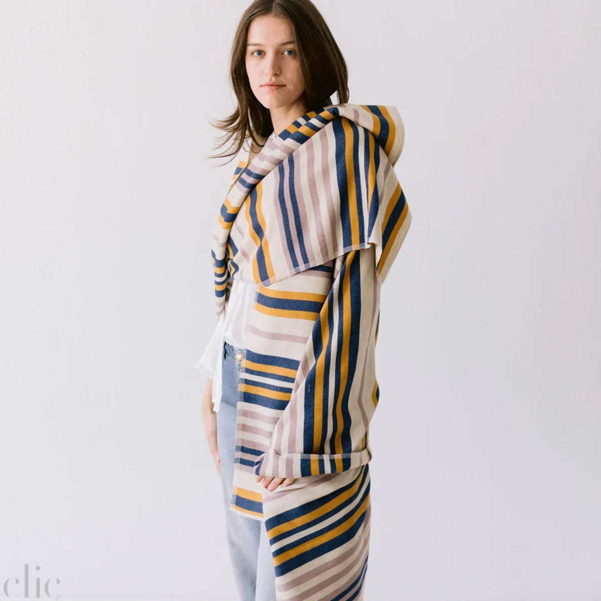 Desert Shawl in Mustard