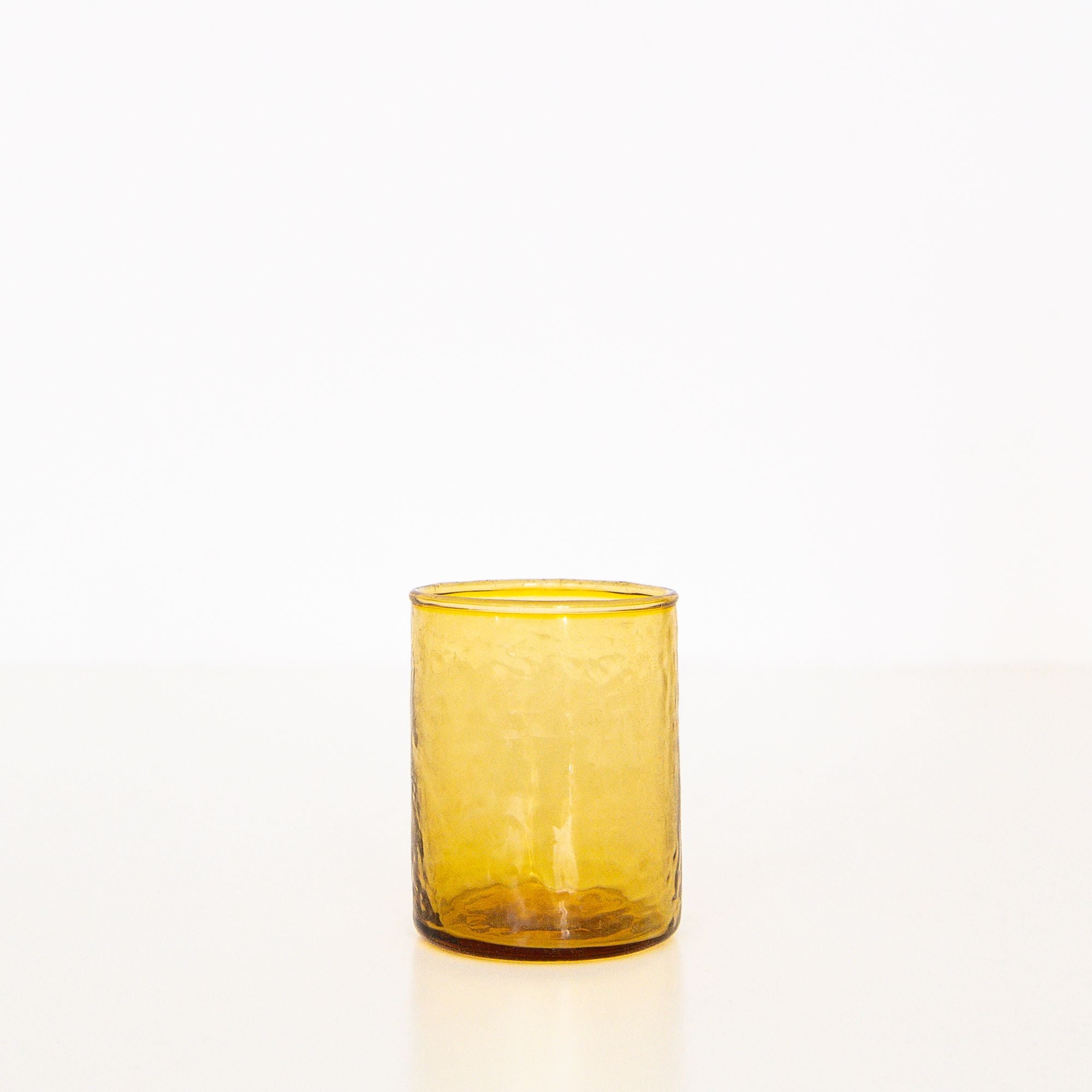 Handblown Hammered Glass Carafe in Amber, from Creative Women