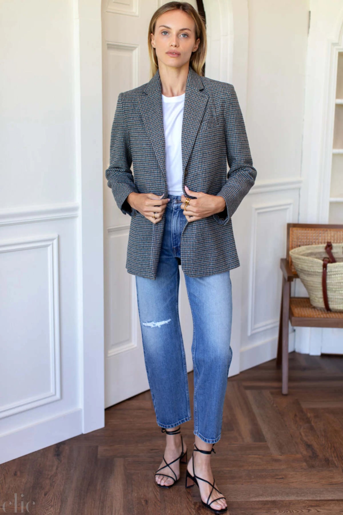 Atelier Blazer in Gun Club Check, from Emerson Fry