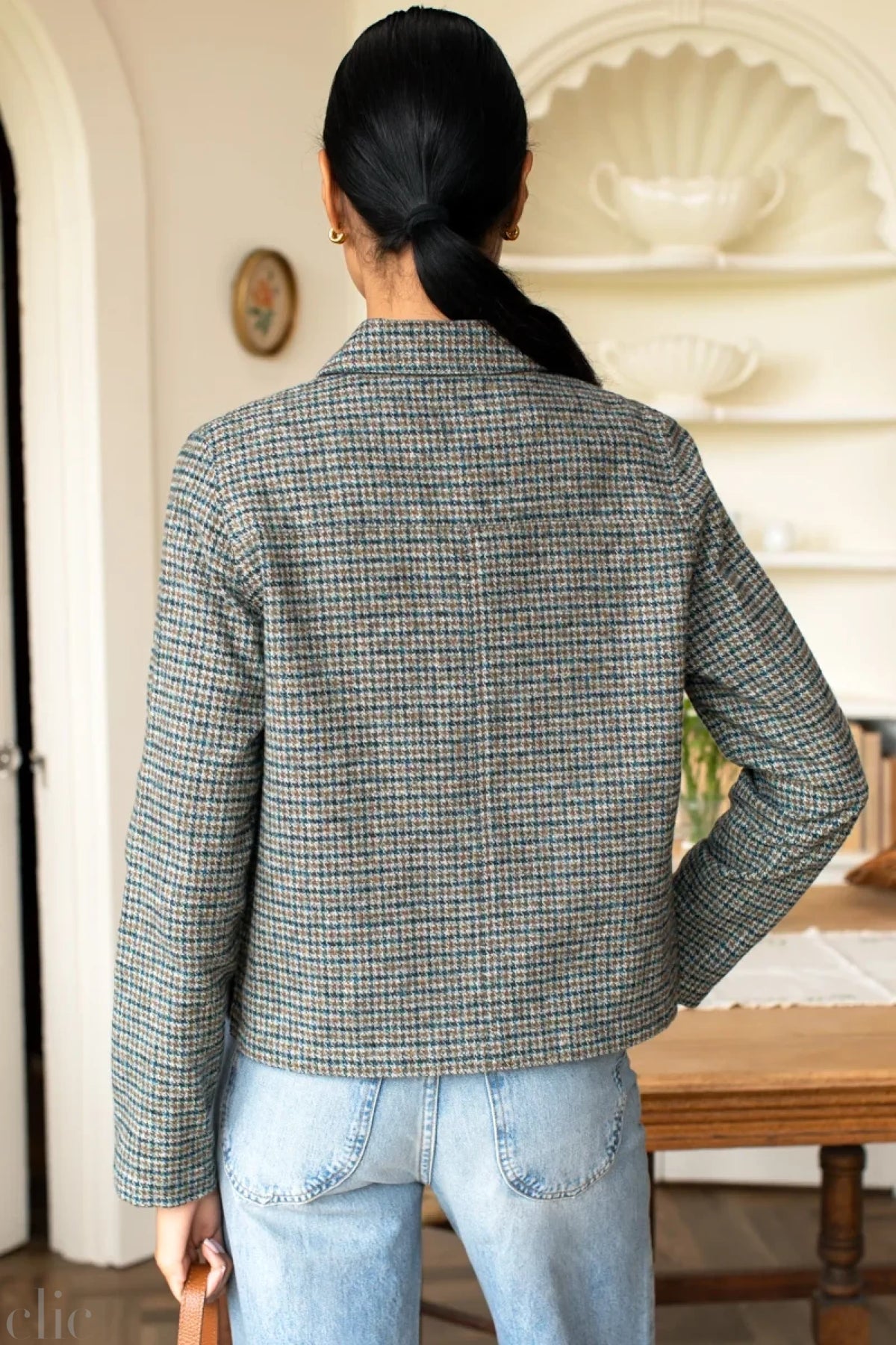 Atelier Pocket Jacket in Gun Club Check, from Emerson Fry
