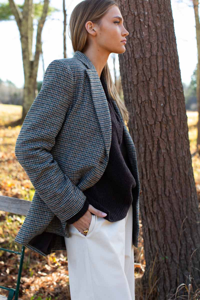 Atelier Blazer in Gun Club Check, from Emerson Fry