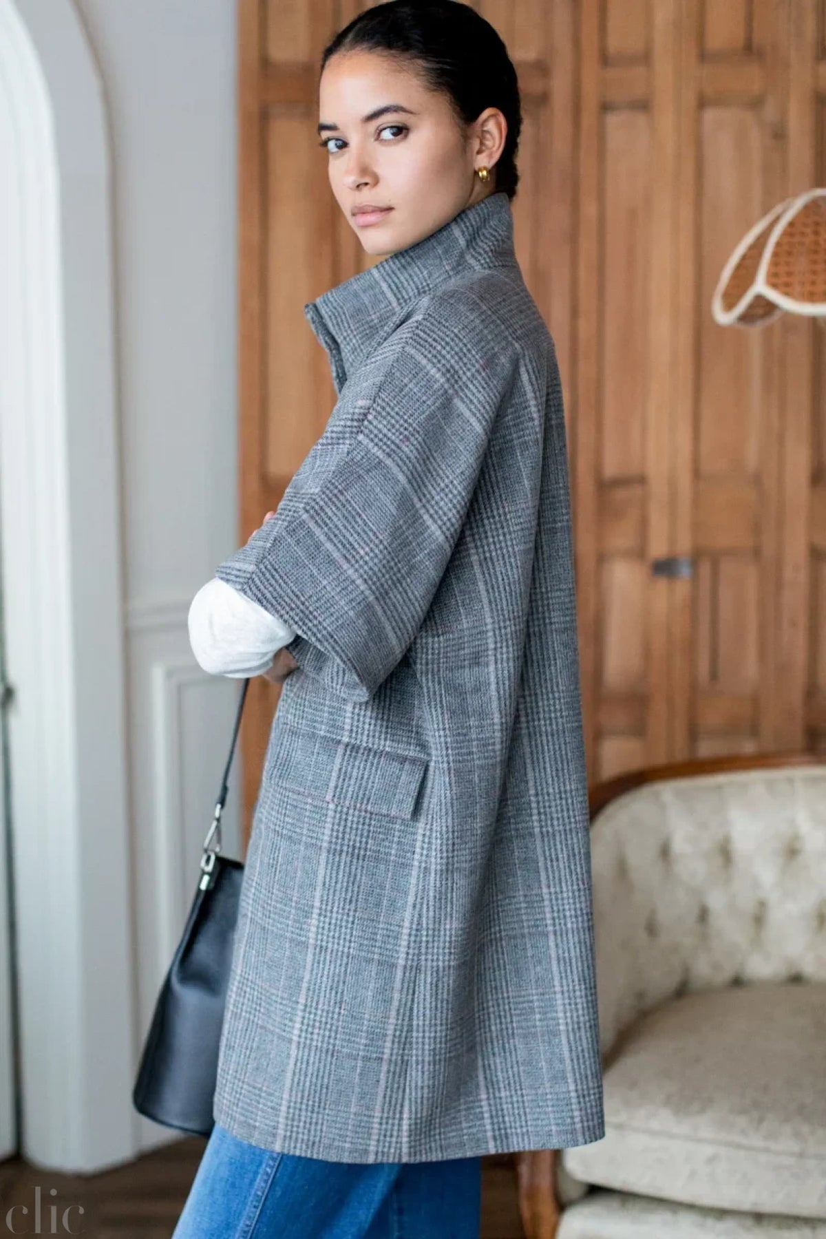 Latering Jacket in Grayson Plaid, from Emrson Fry