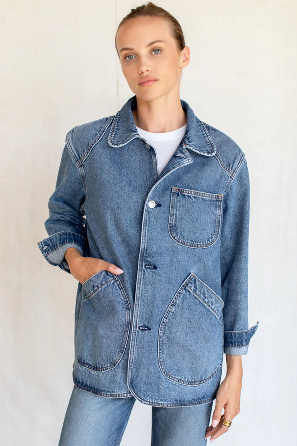 Cabin Jacket in Classic Stone Wash, from Emerson Fry