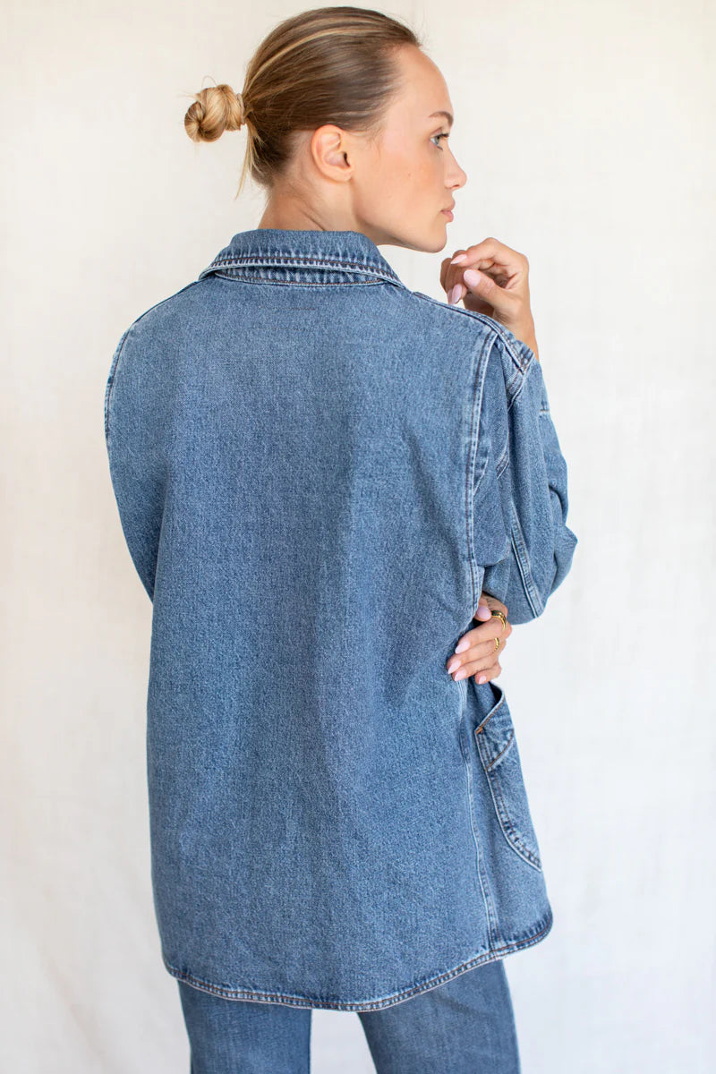 Cabin Jacket in Classic Stone Wash, from Emerson Fry