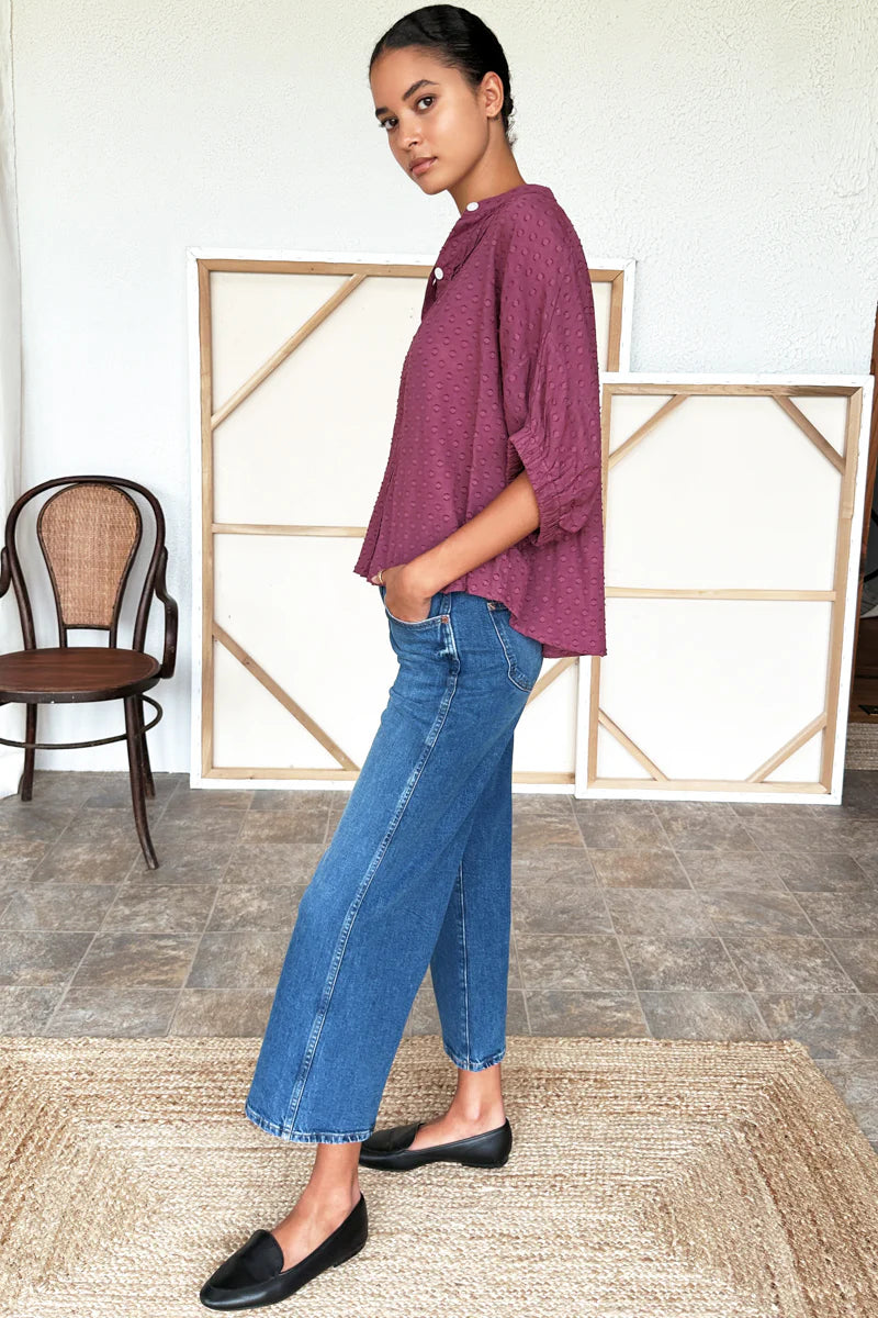 Thrifted Gem Ankle Jean in Vintage Blue, from Emerson Fry