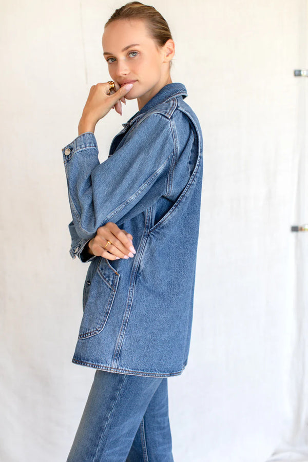 Cabin Jacket in Classic Stone Wash, from Emerson Fry