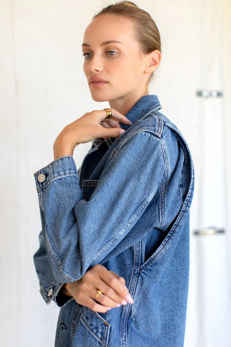 Cabin Jacket in Classic Stone Wash, from Emerson Fry