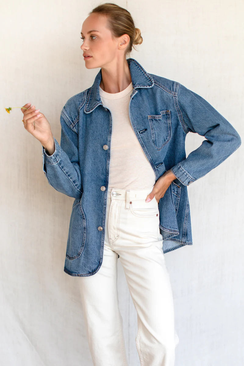 Cabin Jacket in Classic Stone Wash, from Emerson Fry