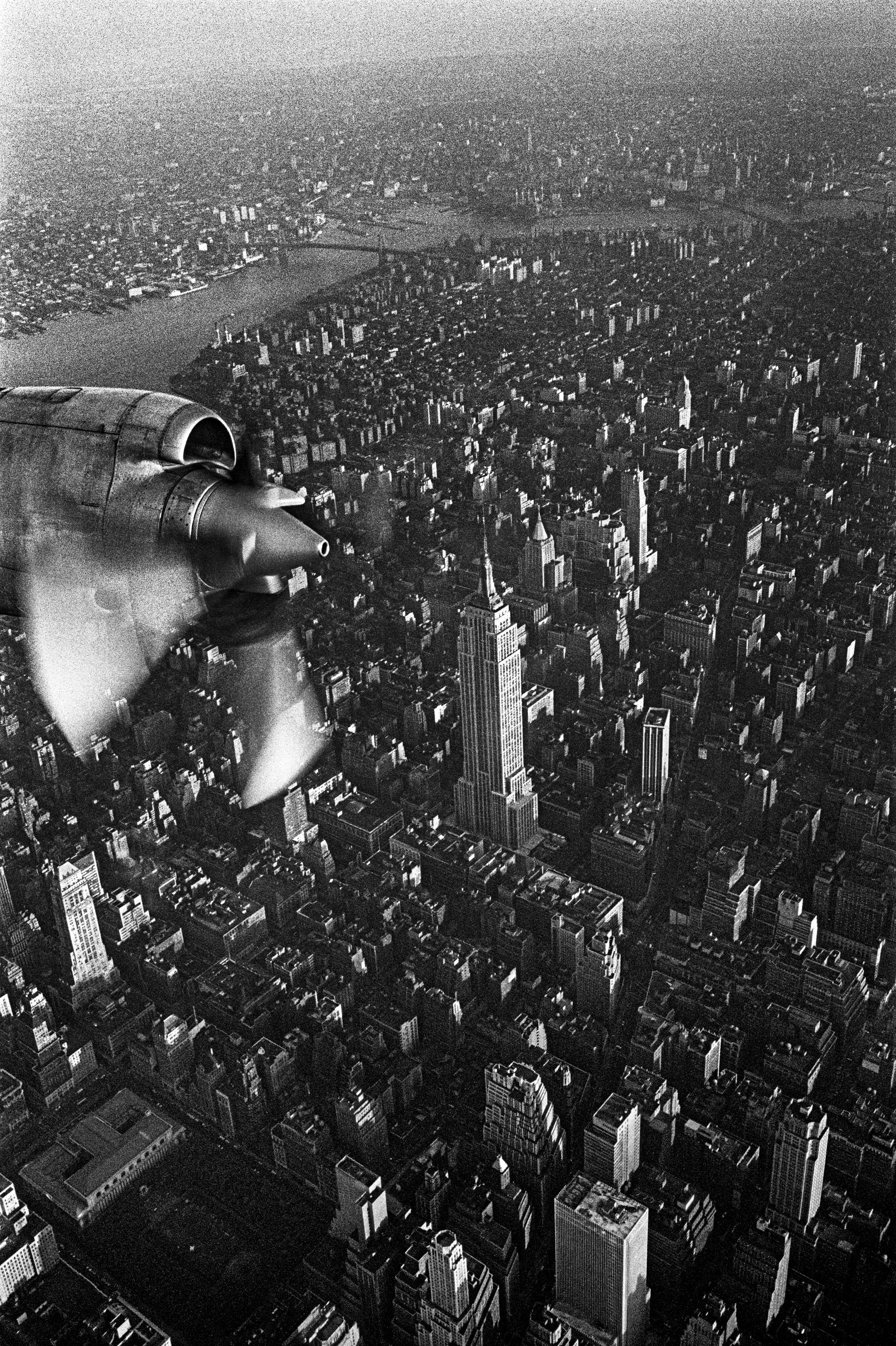 Empire State Building Aerial by Jean Pierre Laffont