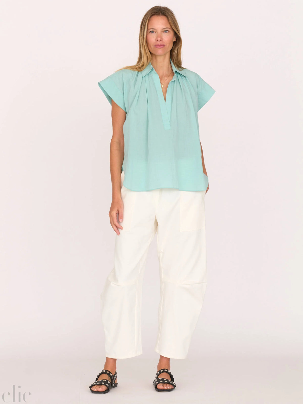 Trinity Top in Turquoise, from Secular