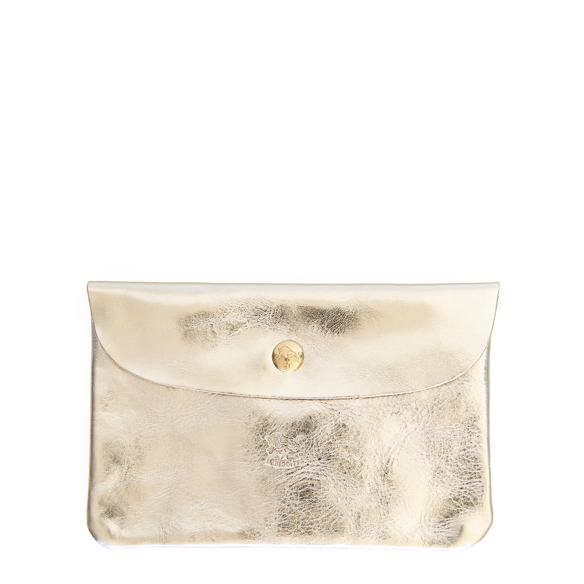 Envelope Case in Platinum, from IL Bisonte