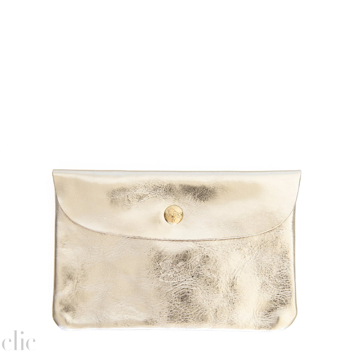 Envelope Case in Platinum, from IL Bisonte