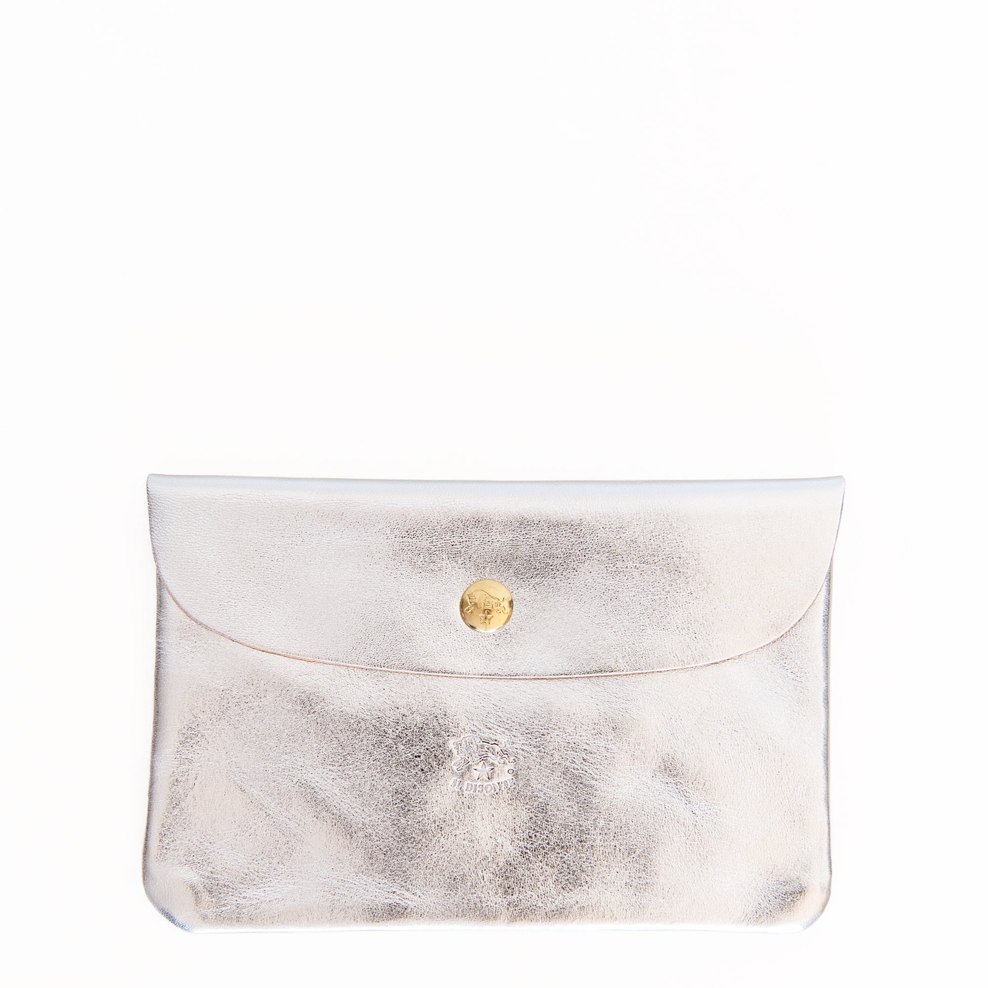 Envelope Case in Silver, from Il Bisonte