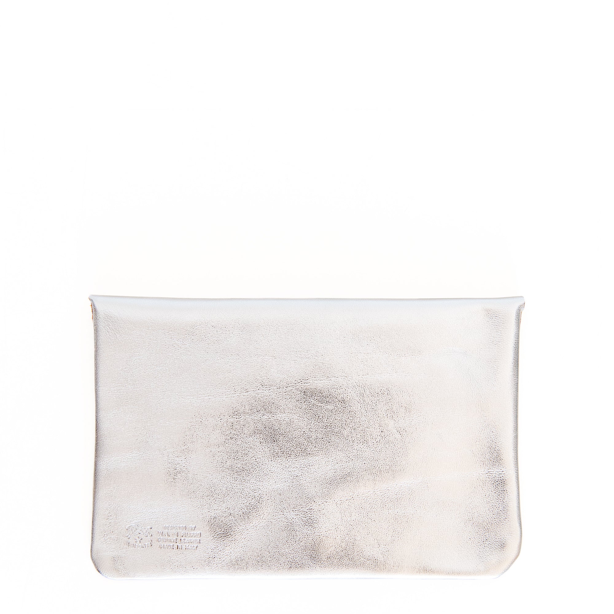 Envelope Case in Silver, from Il Bisonte