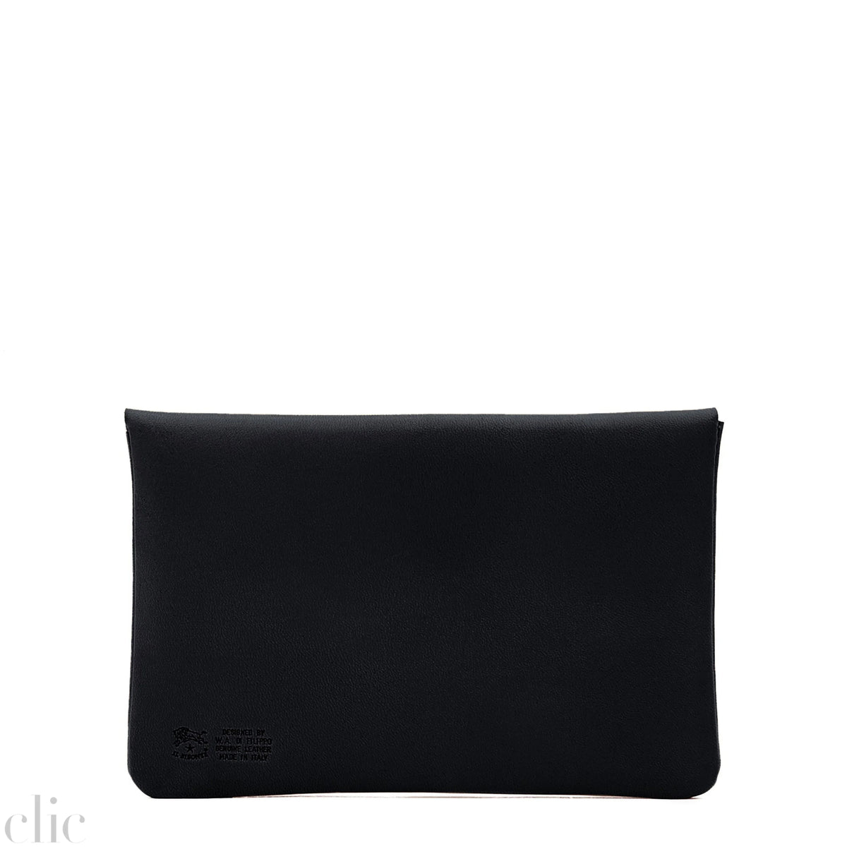 Envelope Case in Black, from IL Bisonte