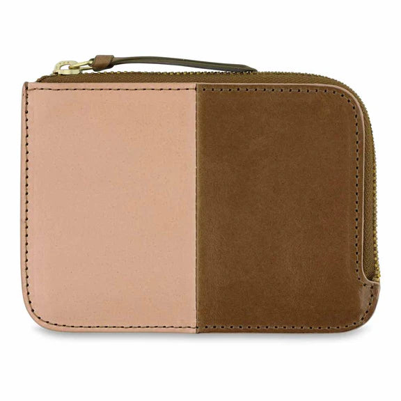 Zip Wallet in Pink and Safari, from Escuyer