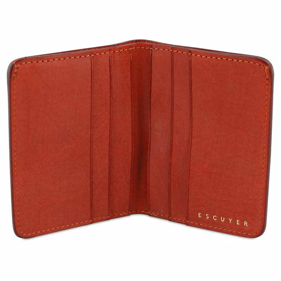Slim Wallet in Orange, from Escuyer