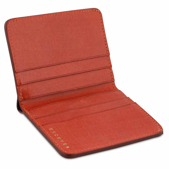 Slim Wallet in Orange, from Escuyer
