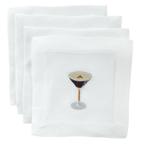 Espresso Martini Napkins, from LEttermade