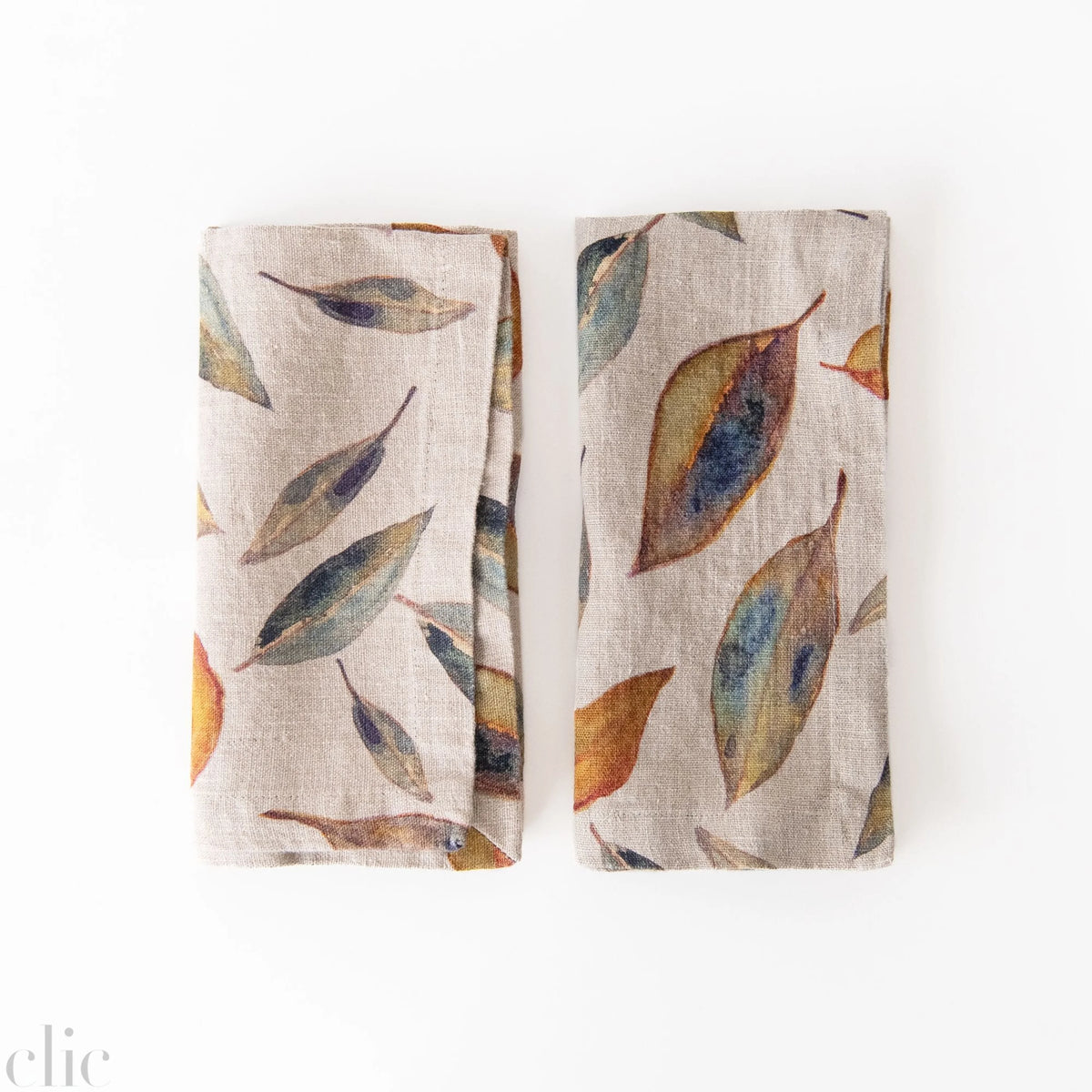 Golden Fall Set of 2 Napkins 20x20, from Linen Tales