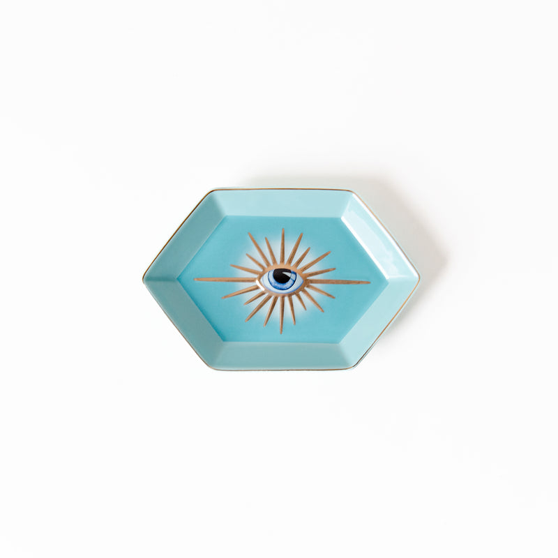 Evil Eye Trinket Dish in Blue, from Spitfire Girl