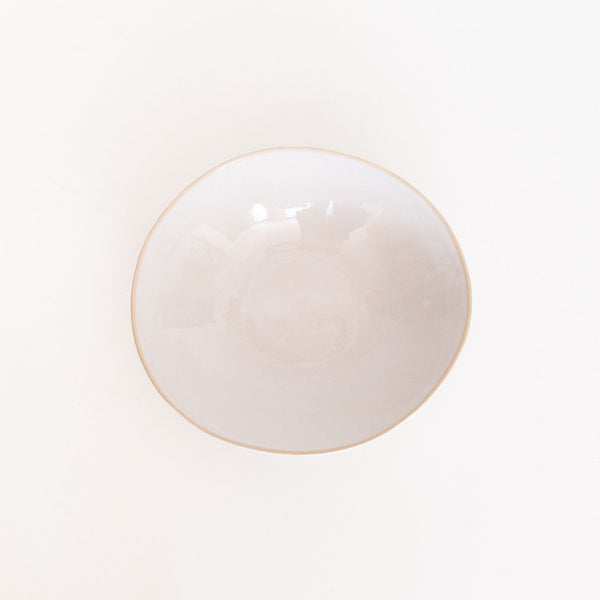 Salad Bowl Beachsand White, from Wonki Ware