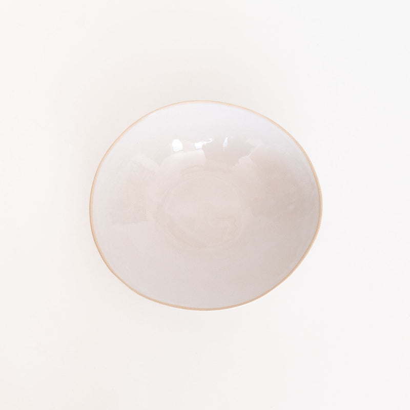 Salad Bowl Beachsand White, from Wonki Ware