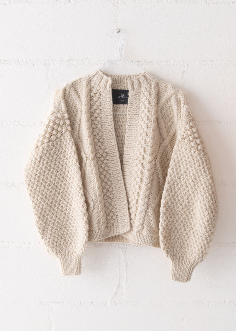 Kimmie Cardigan in Cream, from Mr. Mitten