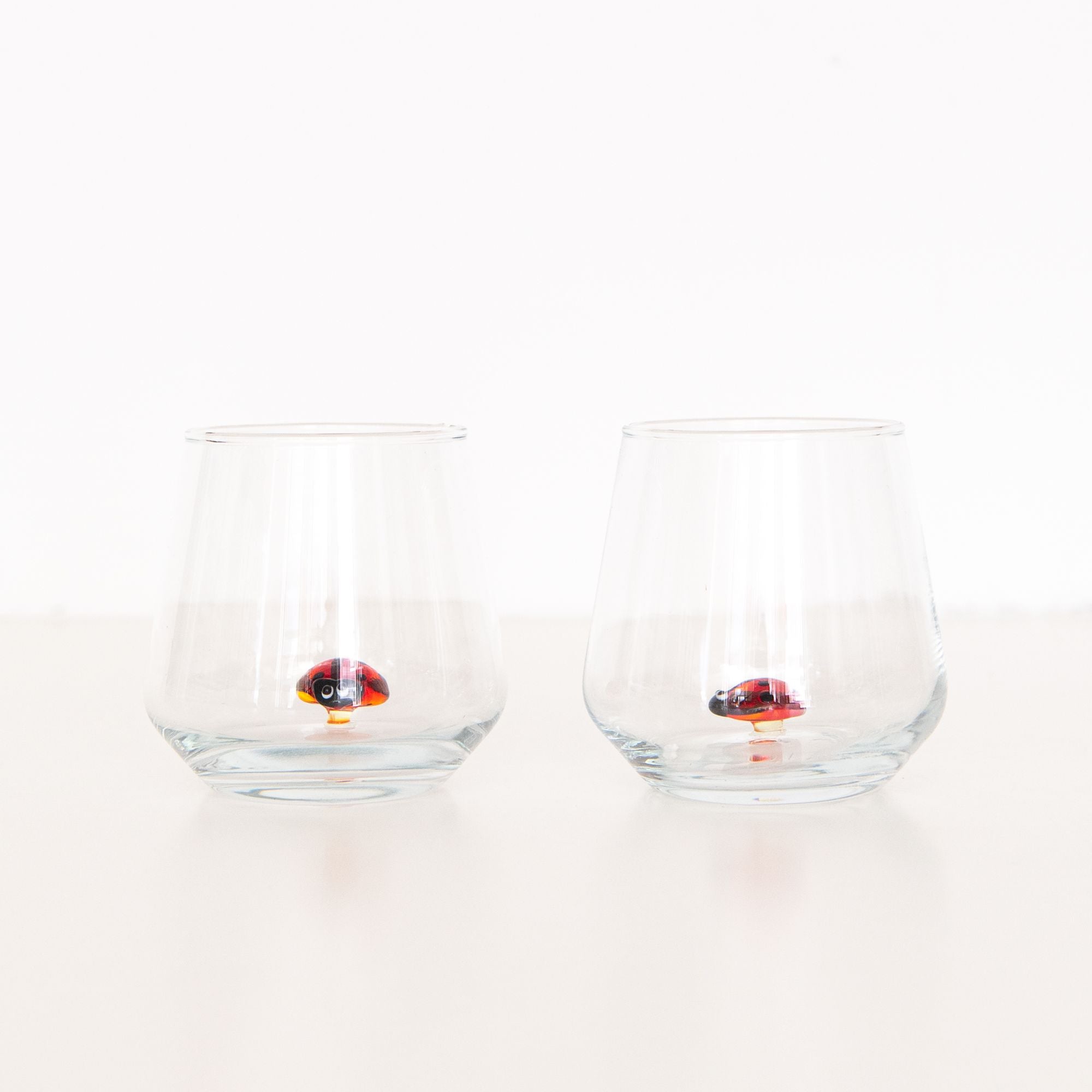 Ladybug drinking Glass, from Minizoo