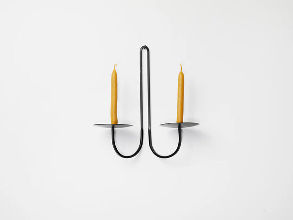 Two Arm Iron Candle Holder, from Fredericks and Mae