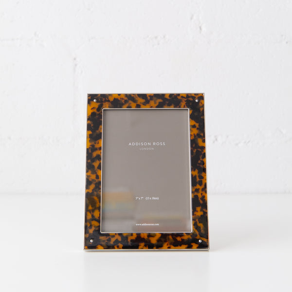 Faux Tortoiseshell & Silver Photo Frame, from Addison Ross