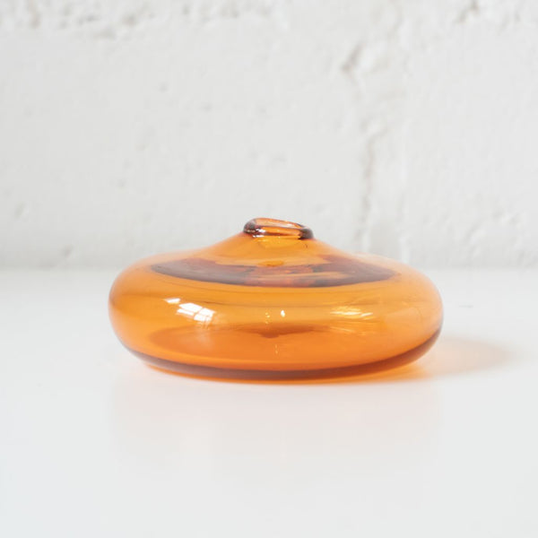Big Gem Vase Low in Apricot, from Gary Bodker
