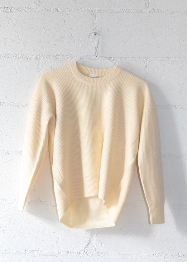 Pullover Sweater in White, from CT Plage