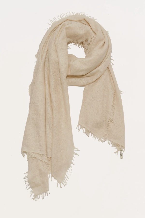 Cashmere Felted Stole in Oyster, from Organic by John Patrick