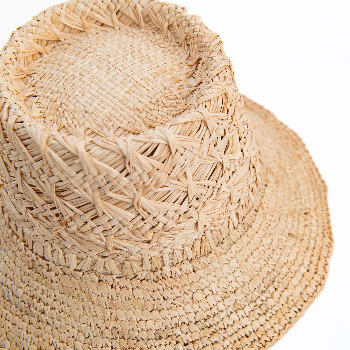Fina Raffia Bucket Hat in Natural, from Wyeth