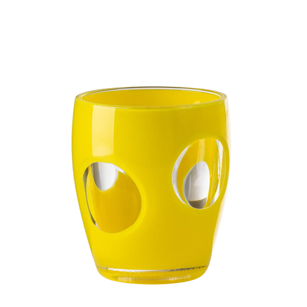 Fisheye tumbler in Yellow, from Mario Luca Giusti