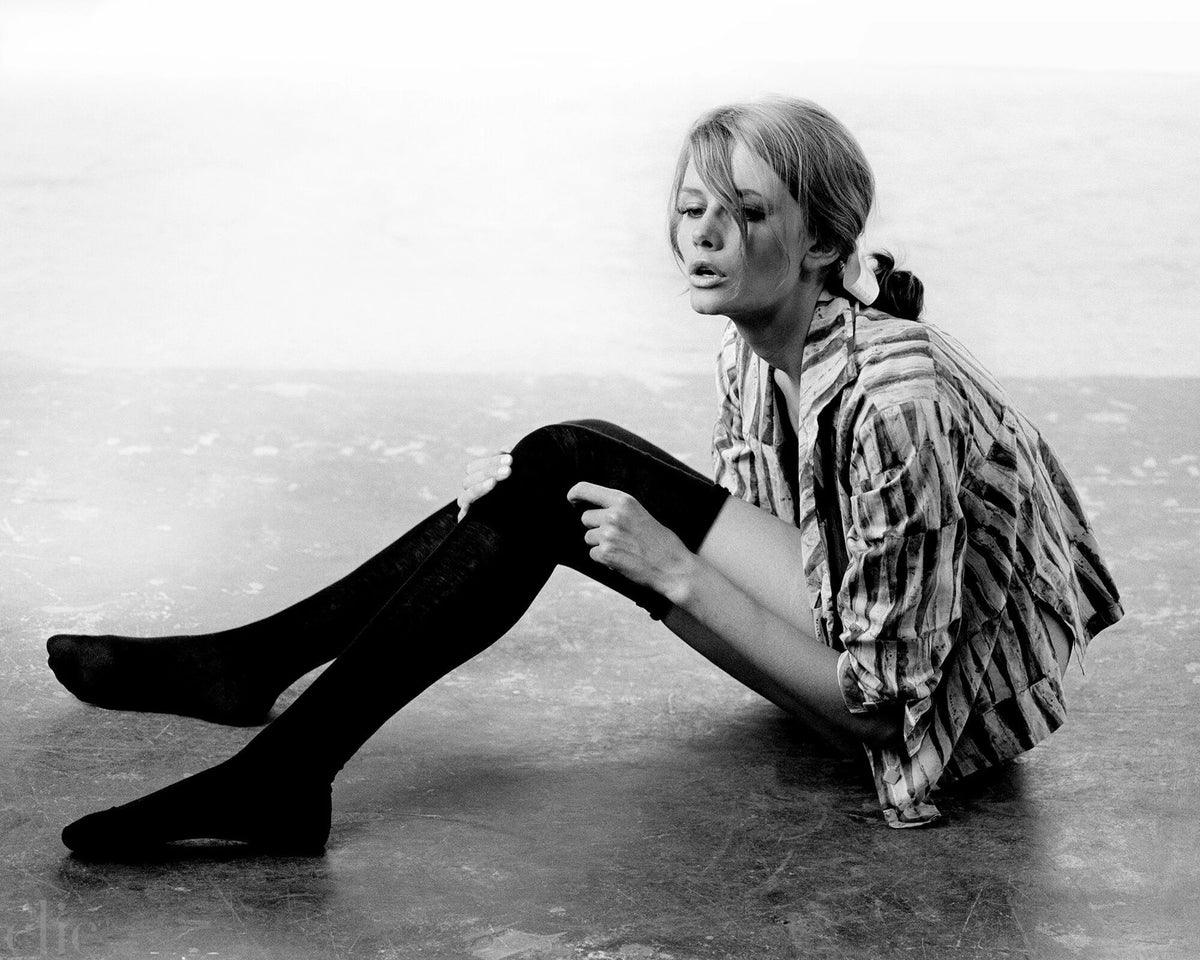 Gill in Black Stockings #1 by Sam Haskins