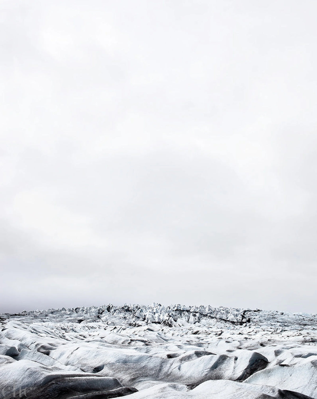 Fláajökull, Iceland, Plate I by Caleb Cain Marcus
